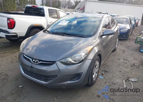 2012 Hyundai Elantra Gls из США, поврежденный, VIN 5NPDH4AE2CH146516